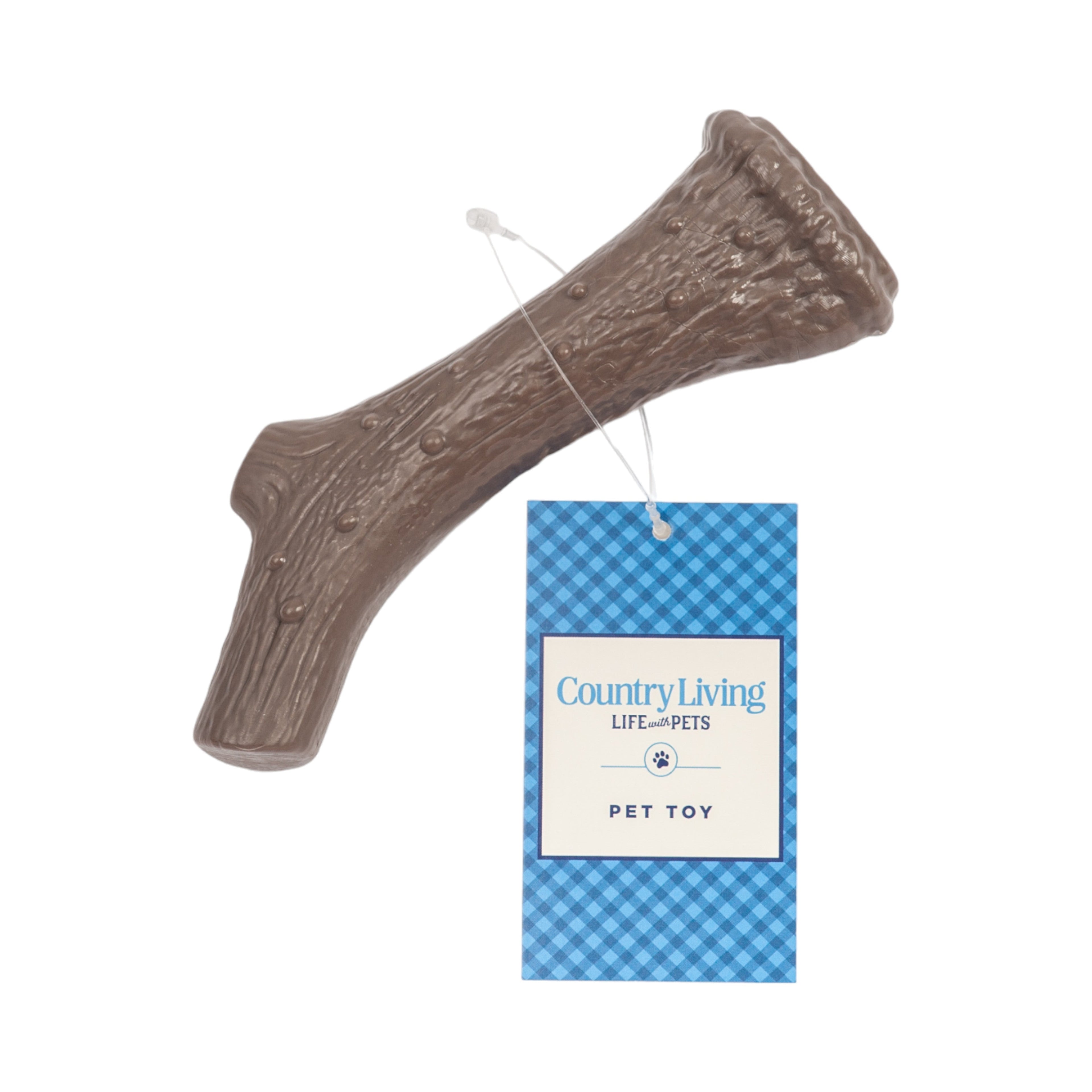 Country Living Nylon Antler Dog Chew Toy – with Natural Chicken Flavor