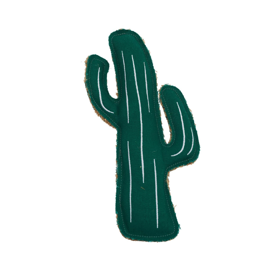 Country Living Canvas & Jute Cactus-Shaped Dog Chew Toy – Durable, Safe and Non-Toxic