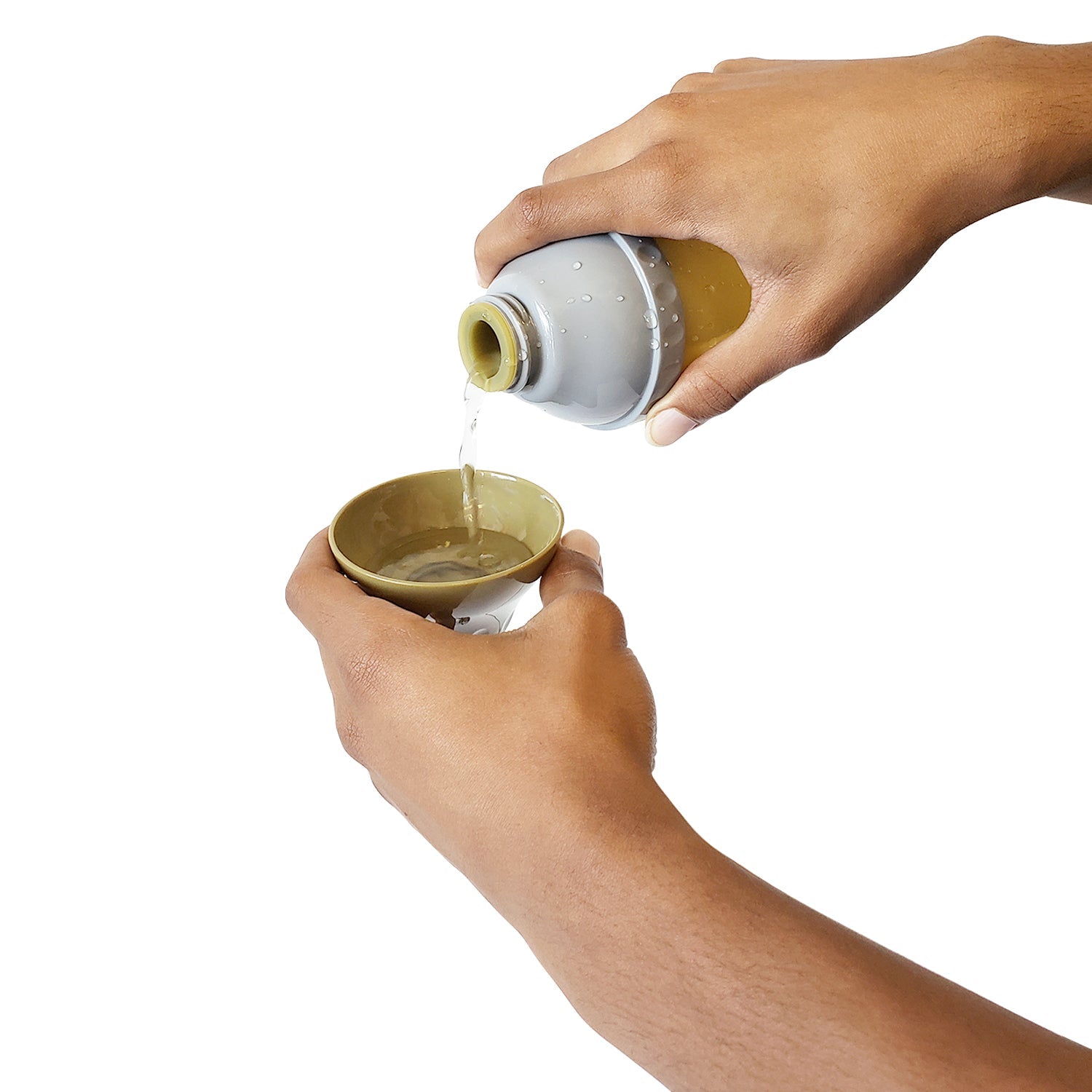 Silicone Travel Water Bottle for Dogs – Leak-Proof, Portable & Collapsible – Green/16oz