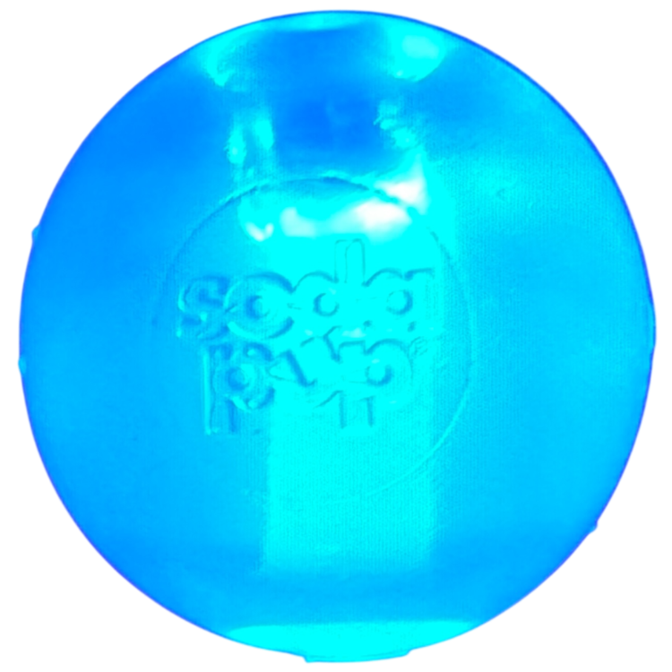 Strobe Ball Light-Up Dog Toy - Durable Floating Chew Ball | Made in USA
