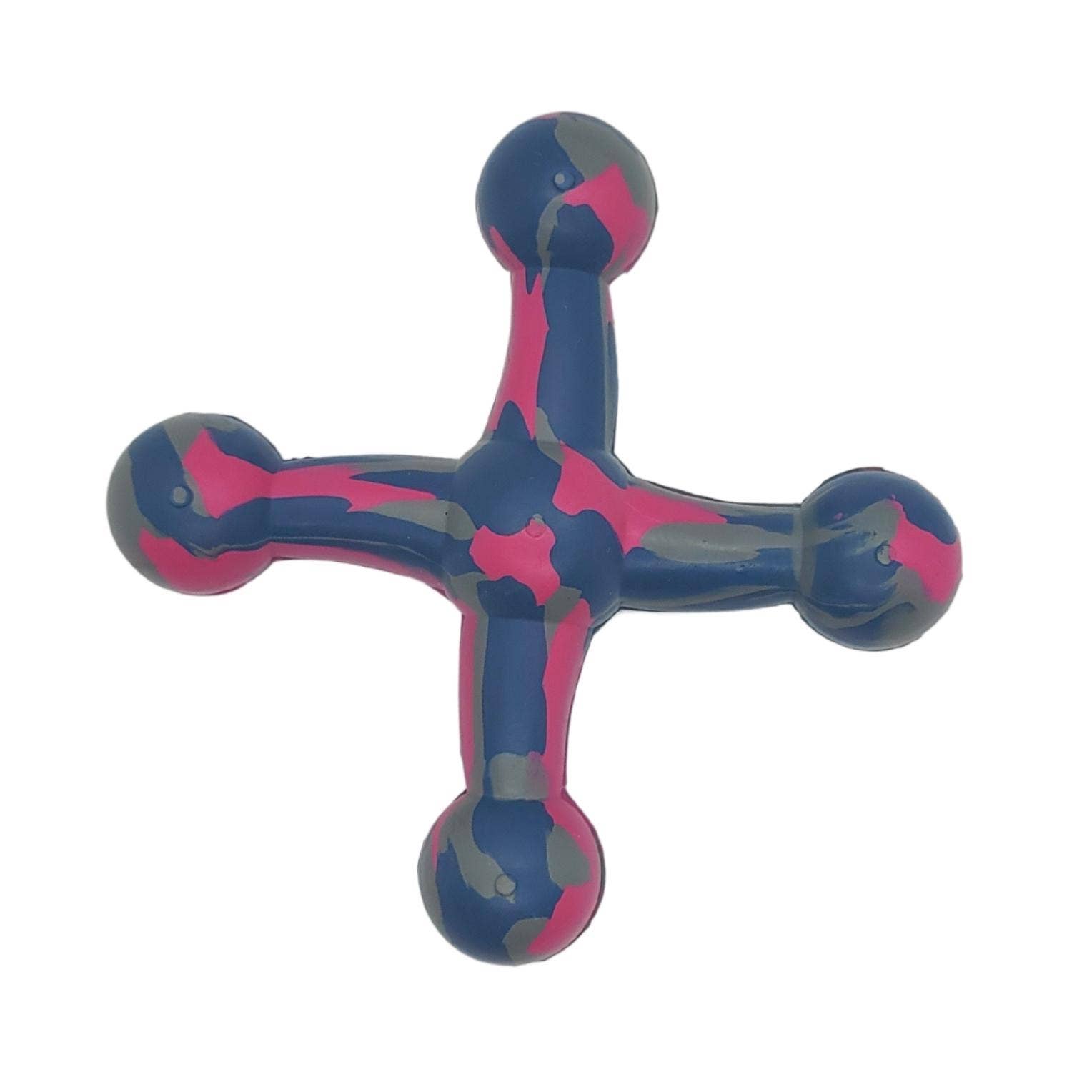 Natural Rubber Jack Dog Toy – Durable, Non-Toxic Chew Toy for Engaging Play and Enhanced Agility